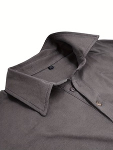 Top Trending <b>Men</b> long sleeve Polo <b>Shirt</b> anti wrinkle breathable anti piling Quick dry Polo <b>Shirt</b> For <b>Men</b> Breathable Button - Product Image 3