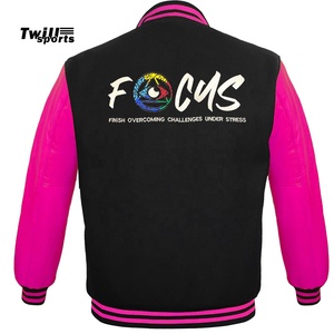 Veste universitaire en cuir de laine XL avec logo personnalisé pour hommes, haut de gamme de haute qualité, col à capuche pour l'hiver, meilleure vente, service OEM disponible - Product Image 2