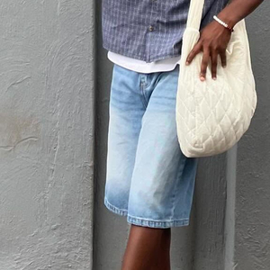 New arrival Custom Men Jeans Light Blue <b>Short</b> Men's Jorts <b>Trousers</b> <b>Trouser</b> Baggy Pants Pant Plus Size <b>Shorts</b> custom OEM Quality - Product Image 3