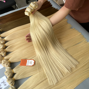 Extensiones de cabello de trama de máquina Remy de doble dibujado 100% paquetes de cabello de lujo 12A cutícula alineada cabello virgen proveedor de calidad humano - Product Image 3