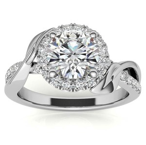 Bague en Moissanite taillée, en argent sterling 925 plaqué or, pour fiançailles, mariage, anniversaire, promesse de mariage, bijoux de luxe - Product Image 1