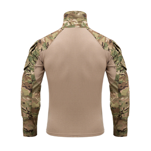 Custom OEM Soft Shell Rip-Stop Breathable Long Sleeve Camouflage Solid/Print Shirt Pants Outdoor Training Camping Hunting - Product Image 5