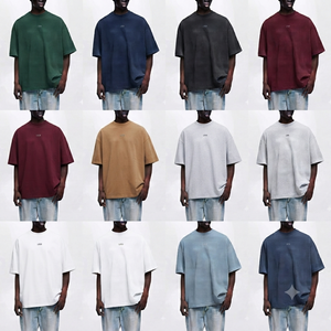 เสื้อยืดถักสไตล์วินเทจสำหรับผู้ชาย ทรงหลวม คอกลม สองสี แขนสั้น ลายการ์ตูน สำหรับฤดูร้อน ยังไม่มีรีวิว - Product Image 5