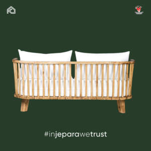 Lit de soleil double de luxe en teck massif pour l'extérieur avec coussin, lit de jour tropical pour piscine, hôtel, complexe hôtelier, villa, mobilier de patio - Product Image 6