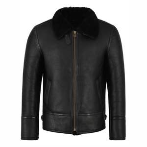 Blousons en cuir personnalisés pour hommes – Blousons de moto coupe-vent en cuir PU – Blousons bomber style motard – Vêtements streetwear - Product Image 5
