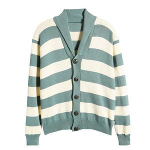 Pull en maille col en V pour homme, manches longues, doux, décontracté, coupe classique, léger, tendance, automne-hiver, vente en gros - Product Image 6