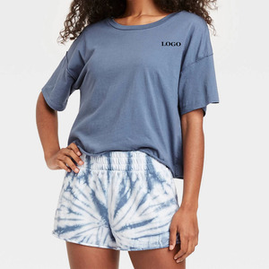 Ensemble T-shirt et Short Femme – Tenue d'Été Décontractée Moderne – Haut à Manches Courtes et Short Ample – Idéal pour le Quotidien – Ensemble OEM 2026 - Product Image 1