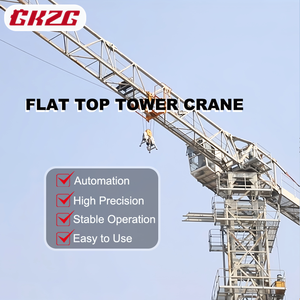 Gkzg Chất lượng cao sử dụng topkit cẩu tháp cho kỹ thuật & XÂY DỰNG <span class=keywords><strong>6</strong></span>/8/10 tấn xếp tải công suất với động cơ để bán - Product Image 3