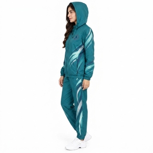 Breathable Material Ideal For Running Walking <b>Women</b> <b>Windbreaker</b> Tracksuit Casual Sports Jacket And Pants Set Lightweight - Product Image 6