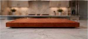Planche à découper rectangulaire en bois antidérapante, emballage individuel, compatible lave-vaisselle, planche à découper moderne en bois - Product Image 3