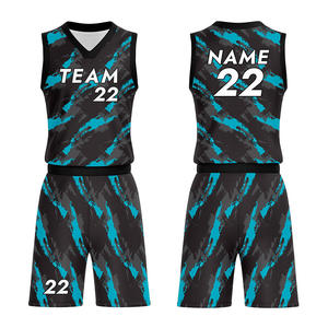 Ensemble de maillots de basket-ball sportifs, shorts sans manches teints unis, respirants, pour l'entraînement, design d'équipe personnalisé, vêtements pour hommes - Product Image 5
