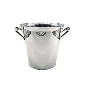 Prime Quality Aluminum Antique Shape Wine Cooler Silver Finished Champagne Metal Ice Bucket With Scoop For Parties Decoration - Product Image 6