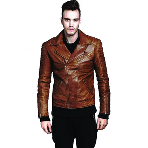 Design Your Own <b>Leather</b> Fashion <b>Jackets</b> High Quality Men <b>Leather</b> <b>Jacket</b> In Best Price <b>Long</b> Sleeve <b>Leather</b> <b>jacket</b> - Product Image 3