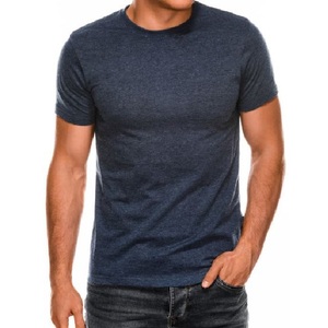 Best Quality Men's Custom Brand Logo Knitted 100% Cotton Formal Breathable Eco-Friendly O-Neck Collar <b>Short</b> <b>Sleeve</b> Loose T-Shirt - Product Image 5