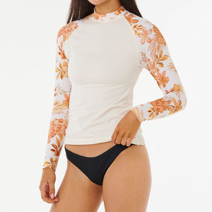 Maillots de bain pour femmes en gros 2025 – Créez votre propre Rash Guard à manches longues par sublimation, avec logo personnalisé, pour femmes – OEM - Product Image 4