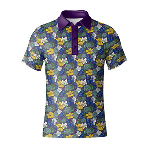Camiseta de Polo de Golf Personalizada para Hombre, OEM ODM, de Alto Rendimiento, Secado Rápido, Manga Corta, para Golfistas y Marcas Estadounidenses - Product Image 2