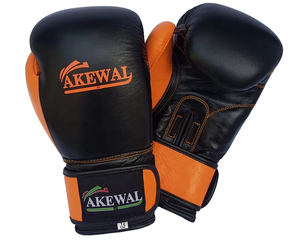 นวมชกมวย AKEWAL ทำจากหนังวัวแท้ 100% สำหรับฝึกซ้อมมวยไทย คิกบ็อกซิ่ง นวมชกมวยแบบสั่งทำได้ สำหรับผู้ชายและผู้หญิง - Product Image 1