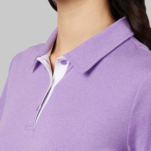 <b>Women's</b> Quick Dry Golf for Polo <b>Shirt</b> Breathable Cotton Plus Size Casual Solid Pattern <b>Collarless</b> T Top for Tennis & Running - Product Image 5