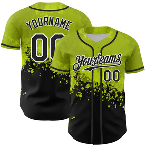 Maillot de baseball rouge personnalisé imprimé par transfert thermique, unisexe, respirant, séchage rapide, col en V, manches courtes, 100 % polyester, personnalisable - Product Image 1