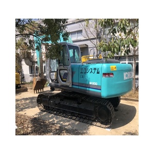 Excavatrice d'occasion prête à la vente Kobelco SK200 Japon d'origine 20 tonnes d'occasion, pelle hydraulique sur chenilles d'occasion SK115 SK75-8 - Product Image 1