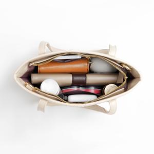 Sacs fourre-tout personnalisés en cuir synthétique microfibre entièrement imprimés pour femmes, sacs à main seau à fermeture éclair, logo, pour le bureau, le shopping, marque Hody - Product Image 5