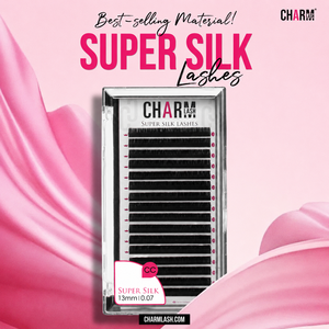 อุปกรณ์ต่อขนตา Charmlash ขายส่ง ขนตาไหมสีดำเข้ม ขนตารัสเซีย ขนตาสีดำสนิทสุดหรู นุ่มพิเศษ - Product Image 1