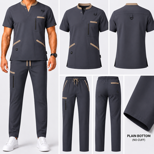 Ensembles de blouses médicales personnalisées de qualité supérieure en polyester/coton tissé, uniformes d'hôpital unisexes, fournisseur, fabricant, exportateur mondial - Product Image 1
