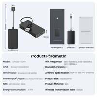 Boîtier Carlinkit USB sans fil CarPlay Android Auto Cpc200 Ccpa pour autoradio, écran de voiture, adaptateur CarPlay
