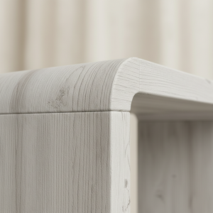 Étagère de présentation Bibliothèque à 3 niveaux Meuble de rangement Étagère ouverte Étagère sans dossier Bois d'hévéa MDF Placage chêne - Product Image 4