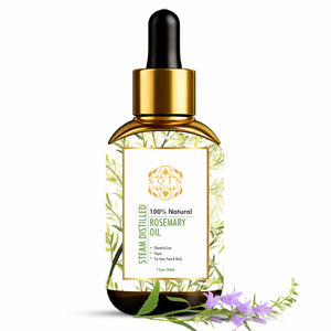SQIN Botanicals GMP Certified Pure Floral Rosemary Essential Oil Hair Skin Care Moisturizing Nourishing All Skin Types OEM/ODM - Product Image 1
