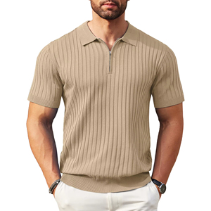 Camisetas Polo con Cierre a Precio Bajo, Corte Regular y Cómodo, Color Personalizado Disponible, Camisetas Polo con Cierre al Por Mayor en Venta - Product Image 2
