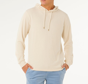 Hoodie léger en tissu doux, coupe ample, en polaire de haute qualité, pour homme, style streetwear. - Product Image 1