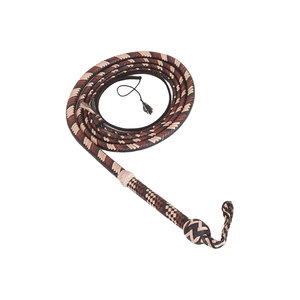 Látigo de Cuero Marrón con Diseño de Mango Enrollado - Product Image 5
