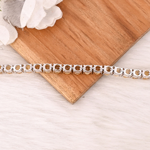 Premium 925 Sterling Silver Natural Citrine Tennis <b>Bracelet</b> Unisex Fine Jewelry - Product Image 4