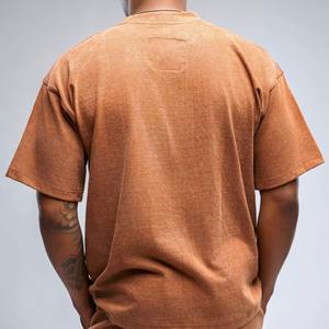 Conjunto de Sudadera y Pantalones Cortos de 2 Piezas de Talla Grande con Lavado Ácido de Alta Calidad, Color Sólido, Sudadera con Capucha, Personalizable con Logotipo - Product Image 4