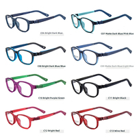 Montura de Gafas Irrompibles para Niños, Silicona Suave Amarilla, Titanio, Gafas Ópticas Flexibles Únicas para Niños 2606