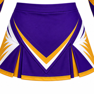 Conjunto de Uniforme Moderno para Animadoras con Gráficos Vibrantes Sublimados, Tela Resistente y Opciones de Personalización de Marca del Equipo - Product Image 5