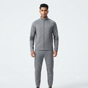 Premium <b>Winter</b> Sports Tracksuit Set Full Zip <b>Jacket</b> and Matching Track Pants Warm Fitness <b>Running</b> Jogging Apparel Custom Size - Product Image 1