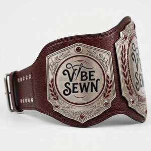 Ceinture de championnat personnalisée, ceinture de récompense avec plaques métalliques de qualité supérieure, design décoratif, sangle réglable, trophée de compétition sportive, OEM - Product Image 3