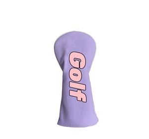 SOSH4 Housse de tête de club de golf en cuir PU imperméable imprimée avec motif rayé et fermeture élastique, lot de 3 - Product Image 1
