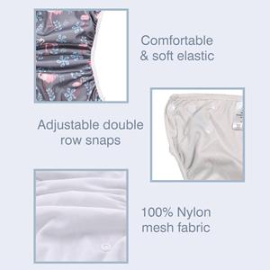 Couche maillot de bain réutilisable/Costume de bain Design flamant rose - Product Image 4