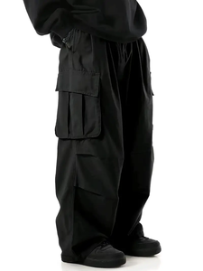 กางเกงคาร์โก้สไตล์วินเทจสั่งตัดได้ ผ้าฝ้าย 100% หลายกระเป๋า ทรงหลวม สบายๆ สำหรับผู้ชาย - Product Image 5