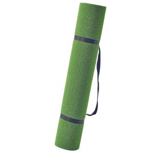 Tappetino da Golf 5x5ft in Erba Sintetica Rinforzata con 3 Tee in Gomma, Ausili per Allenamento Golf - Product Image 1