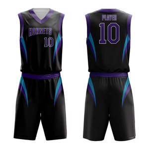 ชุดยูนิฟอร์มบาสเก็ตบอลชายแบบกำหนดเองปี 2026 เสื้อและกางเกงขาสั้นโพลีเอสเตอร์คุณภาพสูง ไซส์พลัส ชื่อทีมแบบไม่มีลาย - Product Image 6