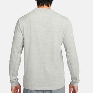 เสื้อเชิ้ตแขนยาวทรงหลวม คอกลม วินเทจ พิมพ์ลายสกรีนโลโก้ตามสั่งจากโรงงาน ผู้ชาย ผ้าฝ้าย 100% 220 กรัม - Product Image 2