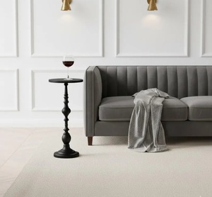 โต๊ะบาร์ทรงคลาสสิกแบบตั้งพื้น ดีไซน์เสาเข็มโดดเด่น หน้าโต๊ะทรงกลม ประหยัดพื้นที่ ฐานแข็งแรง เหมาะสำหรับตกแต่งบ้านอย่างมีระดับ - Product Image 5