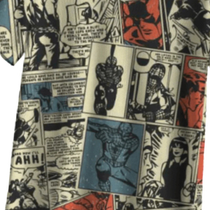 T-shirt imprimé par sublimation intégrale, motif de bande dessinée personnalisé, tee-shirt unisexe, streetwear, haut de mode, OEM ODM, t-shirt en polyester, usine - Product Image 4