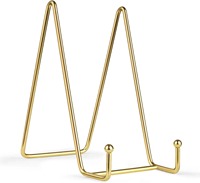 Chevalet de sol minimaliste en laiton, forme géométrique, durable, pour décoration intérieure et entrée