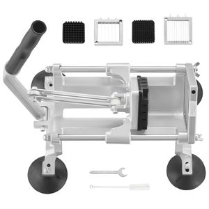 Affettatrice Commerciale in Acciaio Inox e Alluminio per Frutta e Verdura con Lame da 1/4, 3/8, 1/2 Pollici, Modello M - Product Image 1