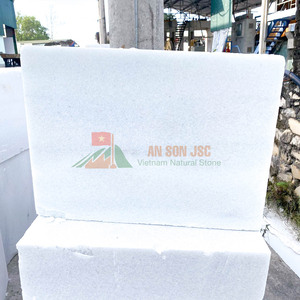 บล็อกหินอ่อนสีขาวบริสุทธิ์แผ่นใหญ่สินค้าส่งออกจากเหมืองหินของเวียดนาม - Product Image 3